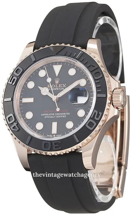 Rolex Yacht-Master 126655-0002 40mm Everose gold Black 1