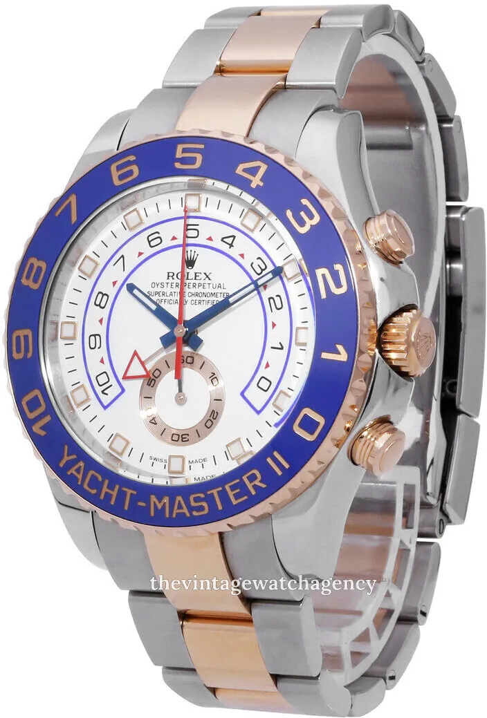 Rolex Yacht-Master II 116681-0002 44mm Oystersteel and Everose gold White 1