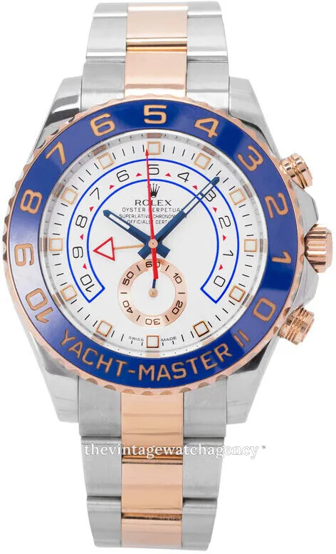 Rolex Yacht-Master II 116681-0002 44mm Oystersteel and Everose gold White