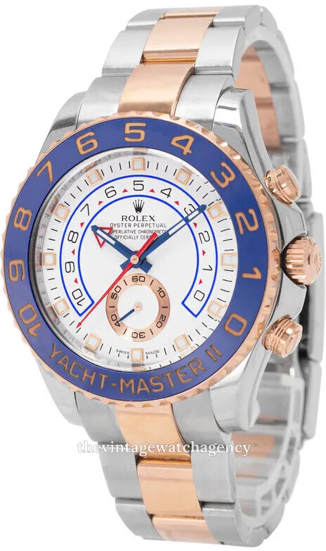 Rolex Yacht-Master II 116681-0002 44mm Oystersteel and Everose gold White 1