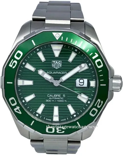 TAG Heuer Aquaracer 300M WAY2015.BA0927 43mm Stainless steel Green