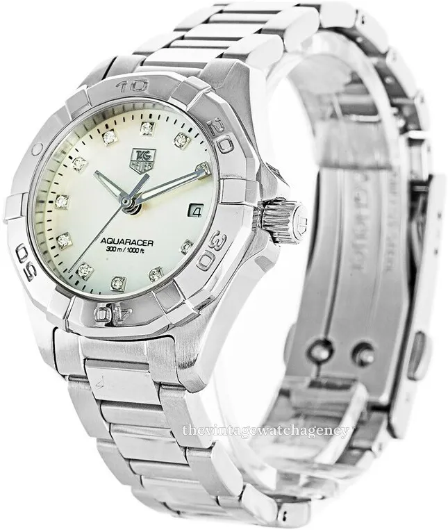 TAG Heuer Aquaracer WAY1413.BA0920 27mm Stainless steel White 1