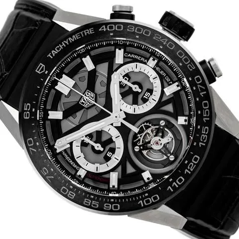 TAG Heuer Carrera CAR5A8Y.FC6377 45mm Titanium Black