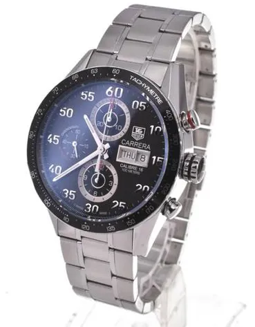 TAG Heuer Carrera CV2A10.BA0796 43.5mm Stainless steel Black 1