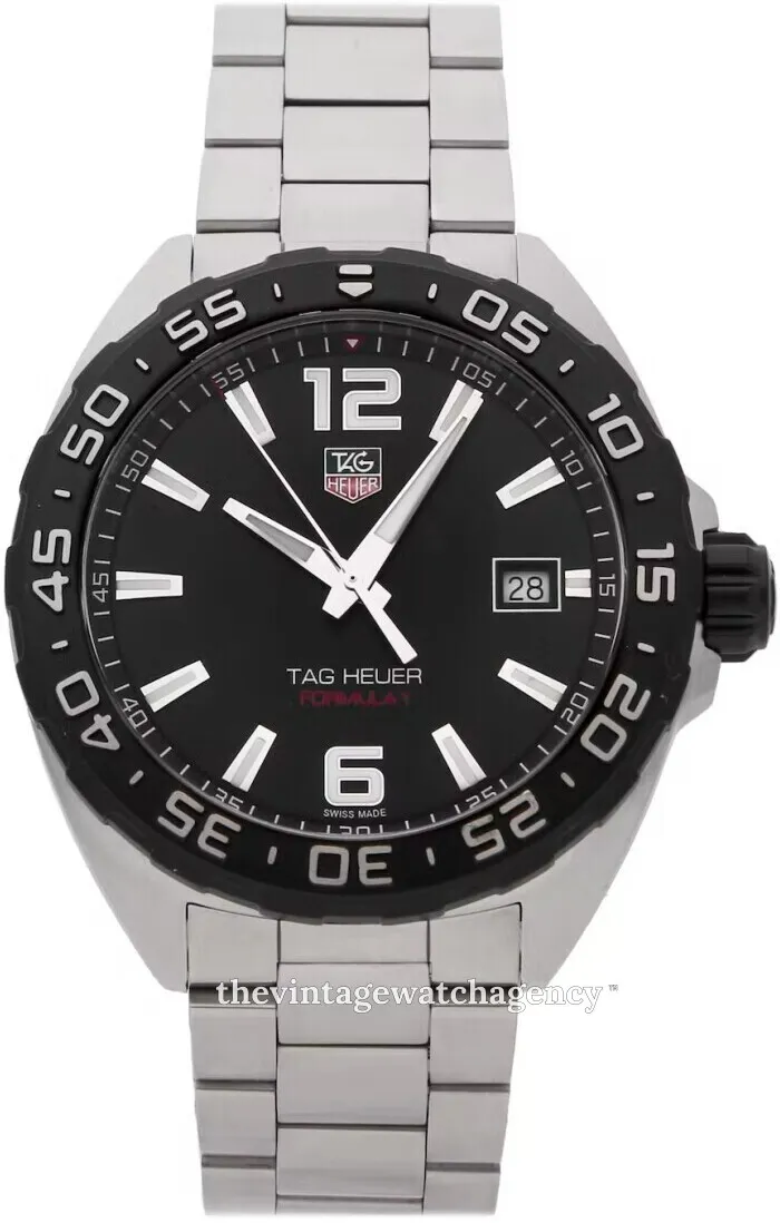 TAG Heuer Formula 1 Quartz WAZ1110.BA0875 41mm Stainless steel Black