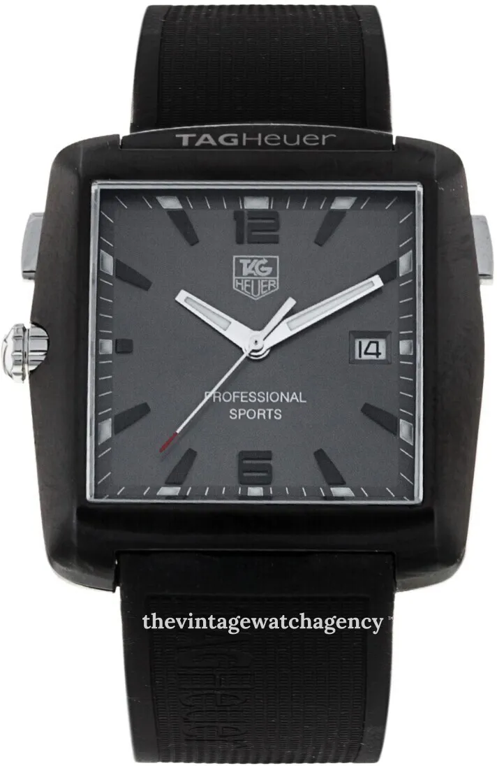 TAG Heuer Professional Sports Watch WAE1113.FT6004 Stainless steel and PVD Black