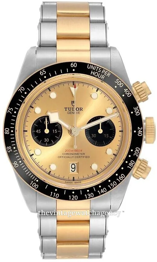 Tudor Black Bay Chrono S&G M79363N-0007 41mm Stainless steel Golden