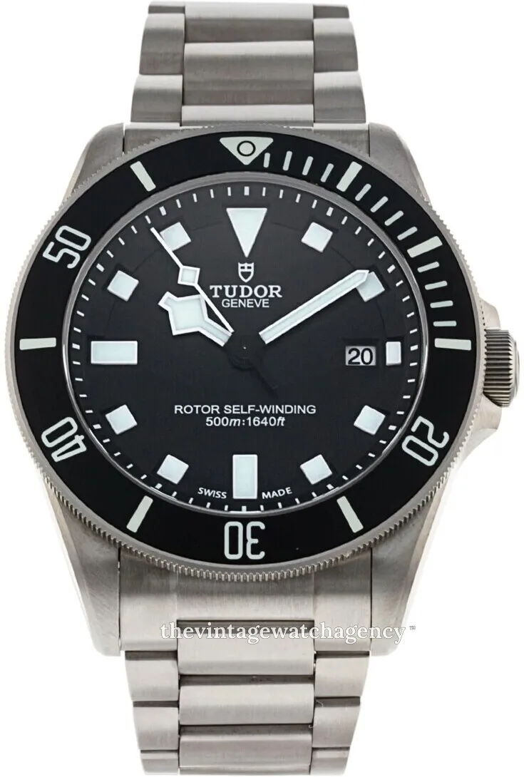 Tudor Pelagos 25500TN-0001 42mm Brushed/polished titanium Black