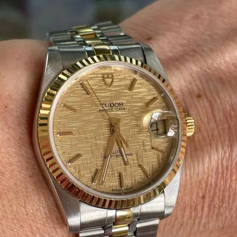 Tudor Prince Date 74033 34mm Yellow gold and Stainless steel Gold 3