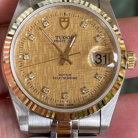 Tudor Prince Date 74033 34mm Yellow gold and Stainless steel Gold