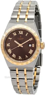 Tudor Royal M28303-0008 Stainless steel Brown