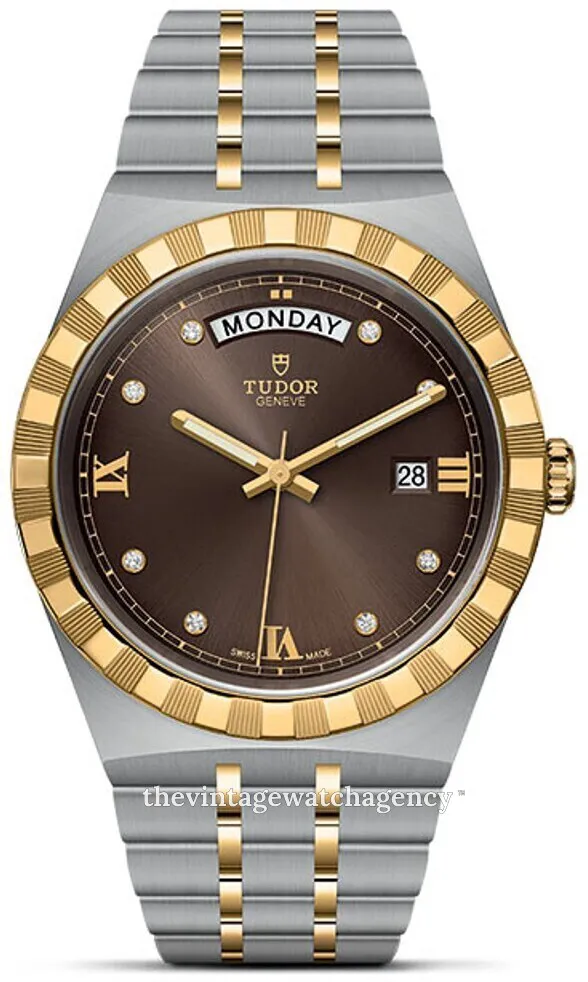 Tudor Royal M28603-0008 41mm Stainless steel Brown