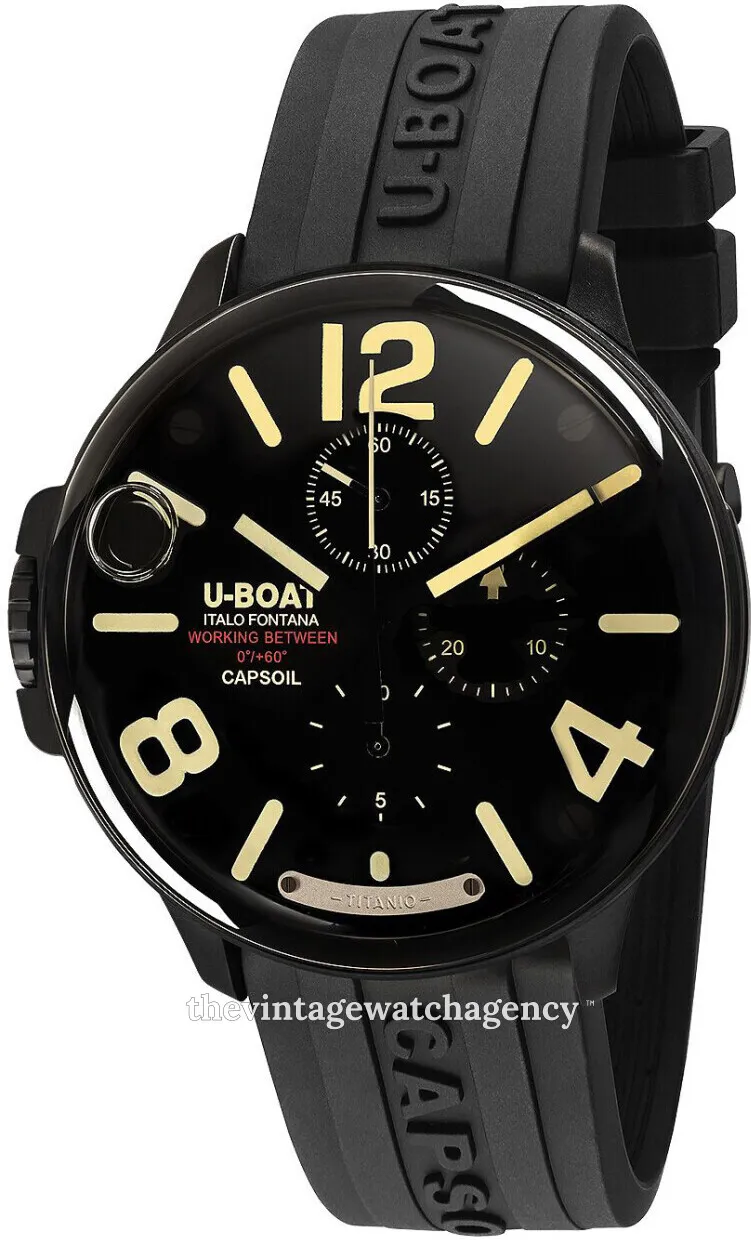 U-Boat Capsoil 8896 45mm Titanium Black