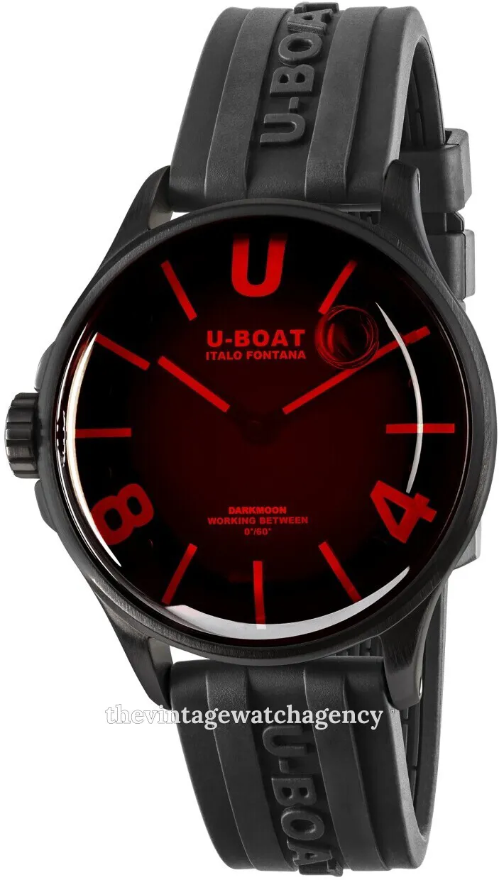 U-Boat Darkmoon 9306 40mm Stainless steel Black