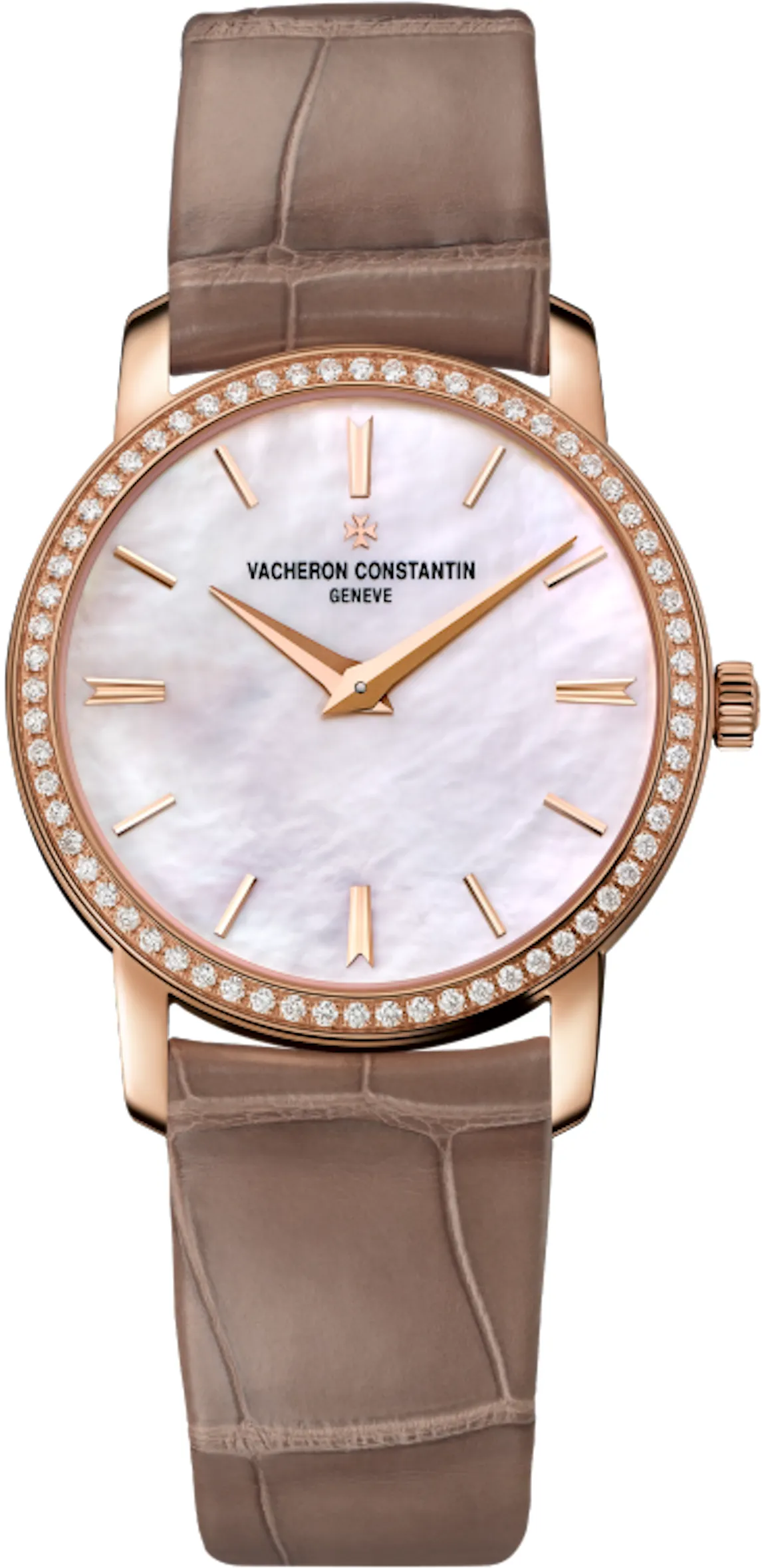 Vacheron Constantin Traditionnelle 25558/000R-B156 30mm Rose gold White