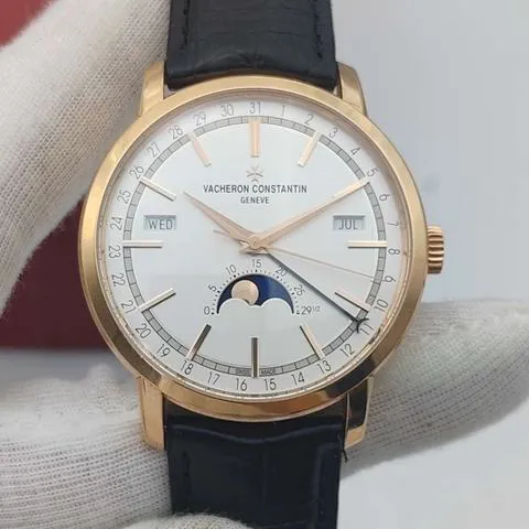 Vacheron Constantin Traditionnelle 4010T/000R-B344 41mm Rose gold Silver