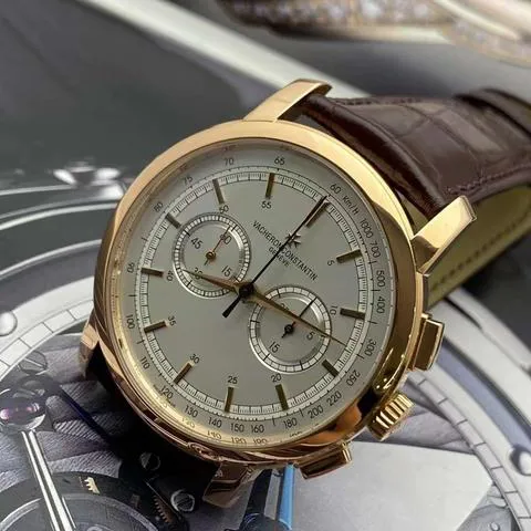 Vacheron Constantin Traditionnelle 47192/000R-9352 42mm Rose gold Silver