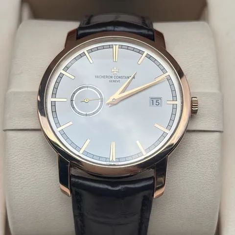 Vacheron Constantin Traditionnelle 87172/000R-9302 38mm Rose gold Silver