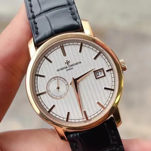 Vacheron Constantin Traditionnelle 87172/000R-B167 38mm Rose gold Silver