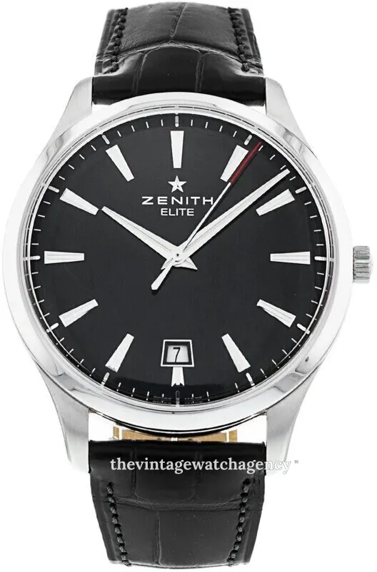 Zenith Captain Central Second 03.2020.670/21.C493 40mm Stainless steel Black