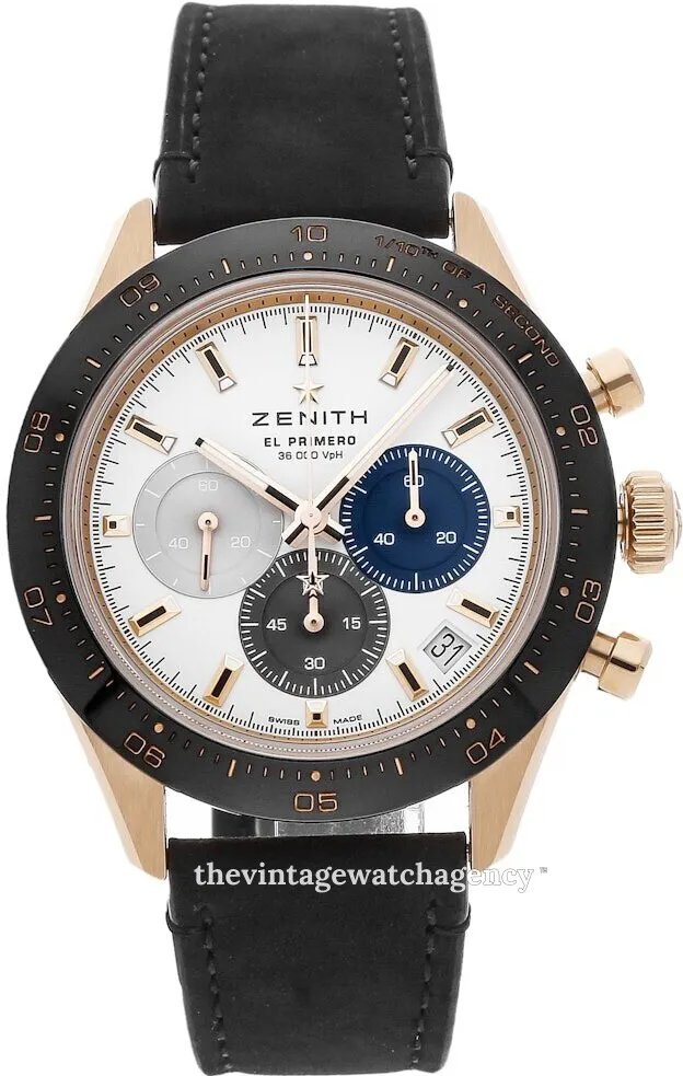 Zenith Chronomaster Sport 18.3100.3600/69.C920 41mm Rose gold Silver