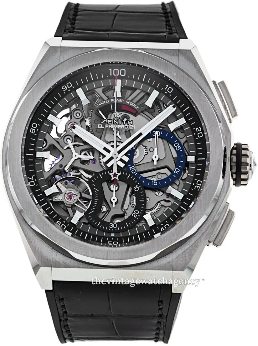 Zenith Defy 95.9000.9004/78.R582 44mm Brushed/polished titanium Skeleton