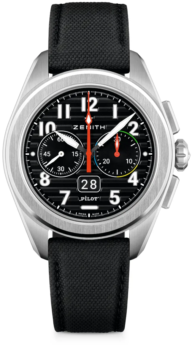 Zenith Pilot 03.4000.3652/21.I001 42.5mm Stainless steel Black