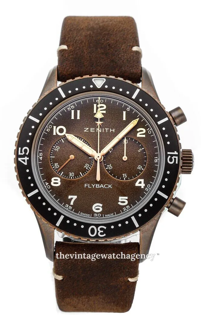 Zenith Pilot 29.2240.405/18.C801 43mm Brown bronze Bronze