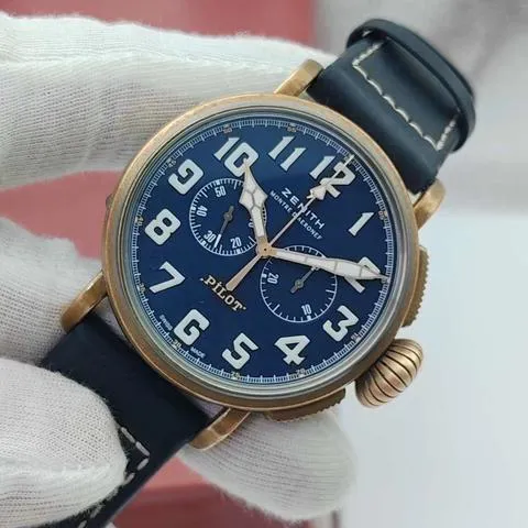 Zenith Pilot 29.2430.4069/57.C808 45mm Bronze Blue 1