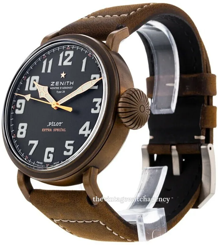 Zenith Pilot 29.2430.679/21.C753 45mm Brown bronze Black 1