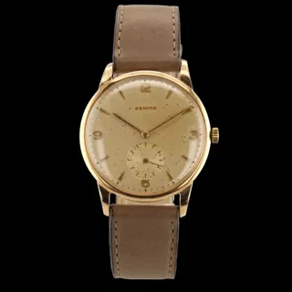 Zenith Vintage yellow gold 1957 Yellow gold doru00e9