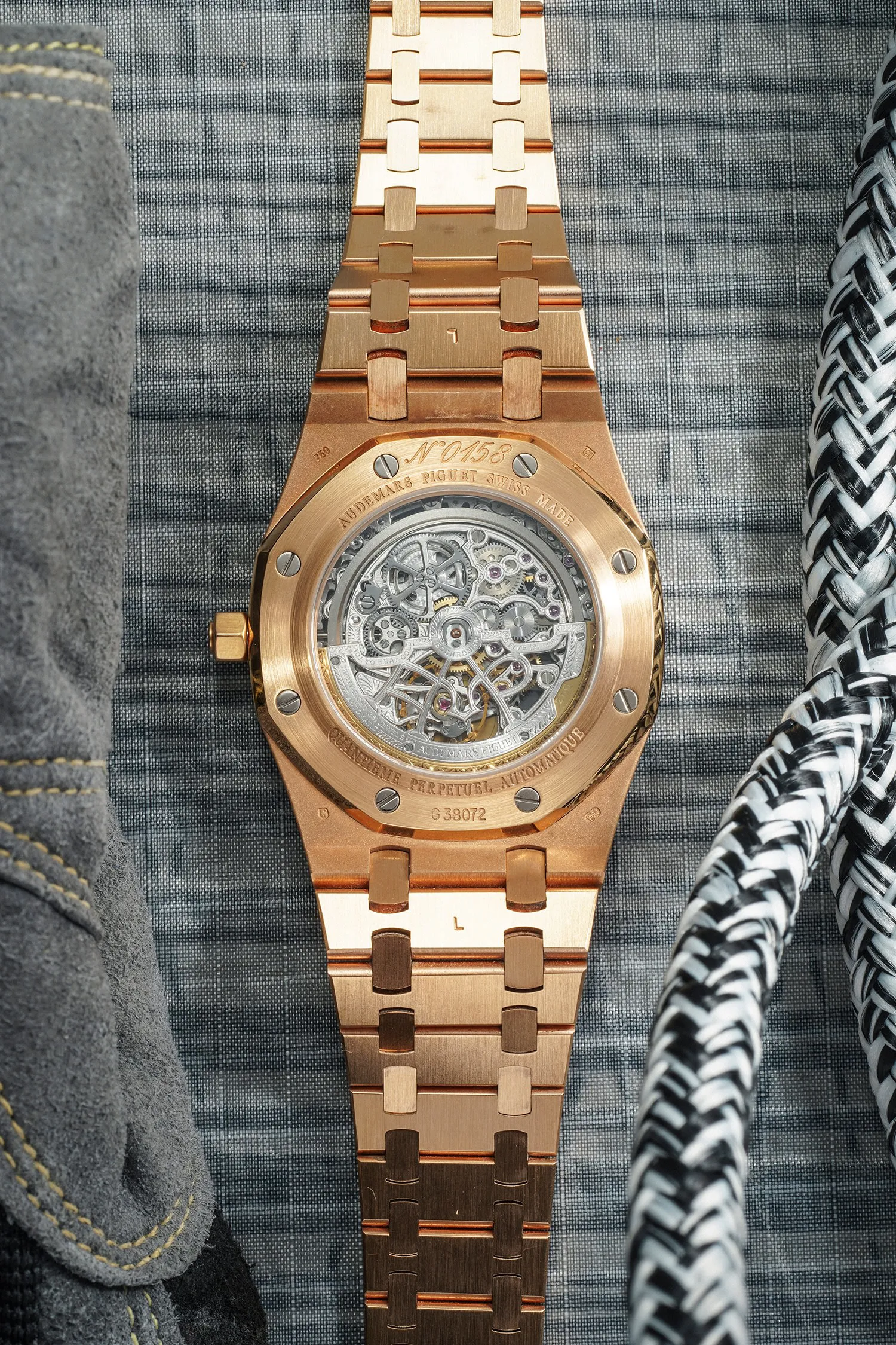 Audemars Piguet Royal Oak Perpetual Calendar 25829 39mm 18K pink gold Skeleton 1