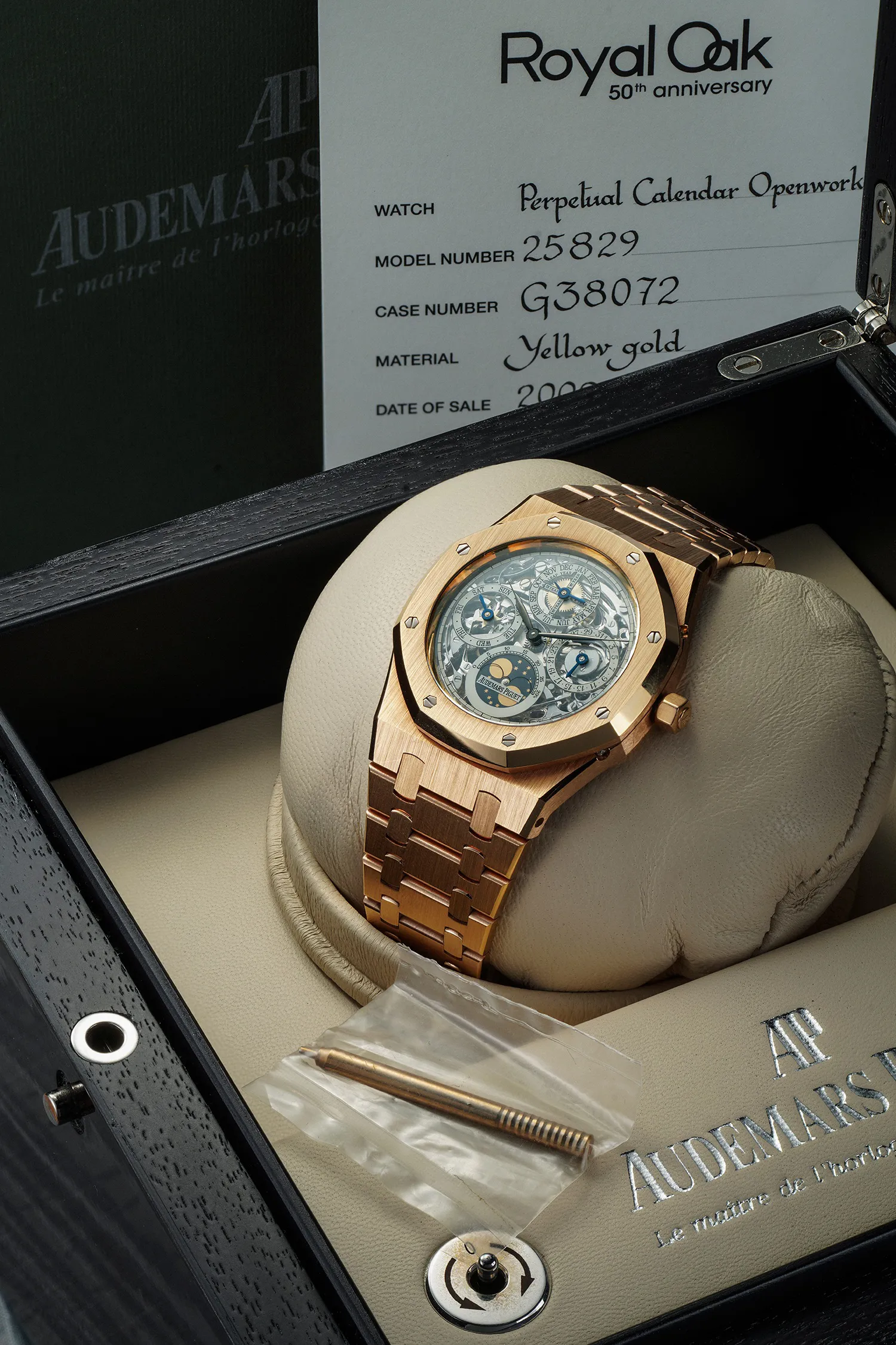 Audemars Piguet Royal Oak Perpetual Calendar 25829 39mm 18K pink gold Skeleton 2