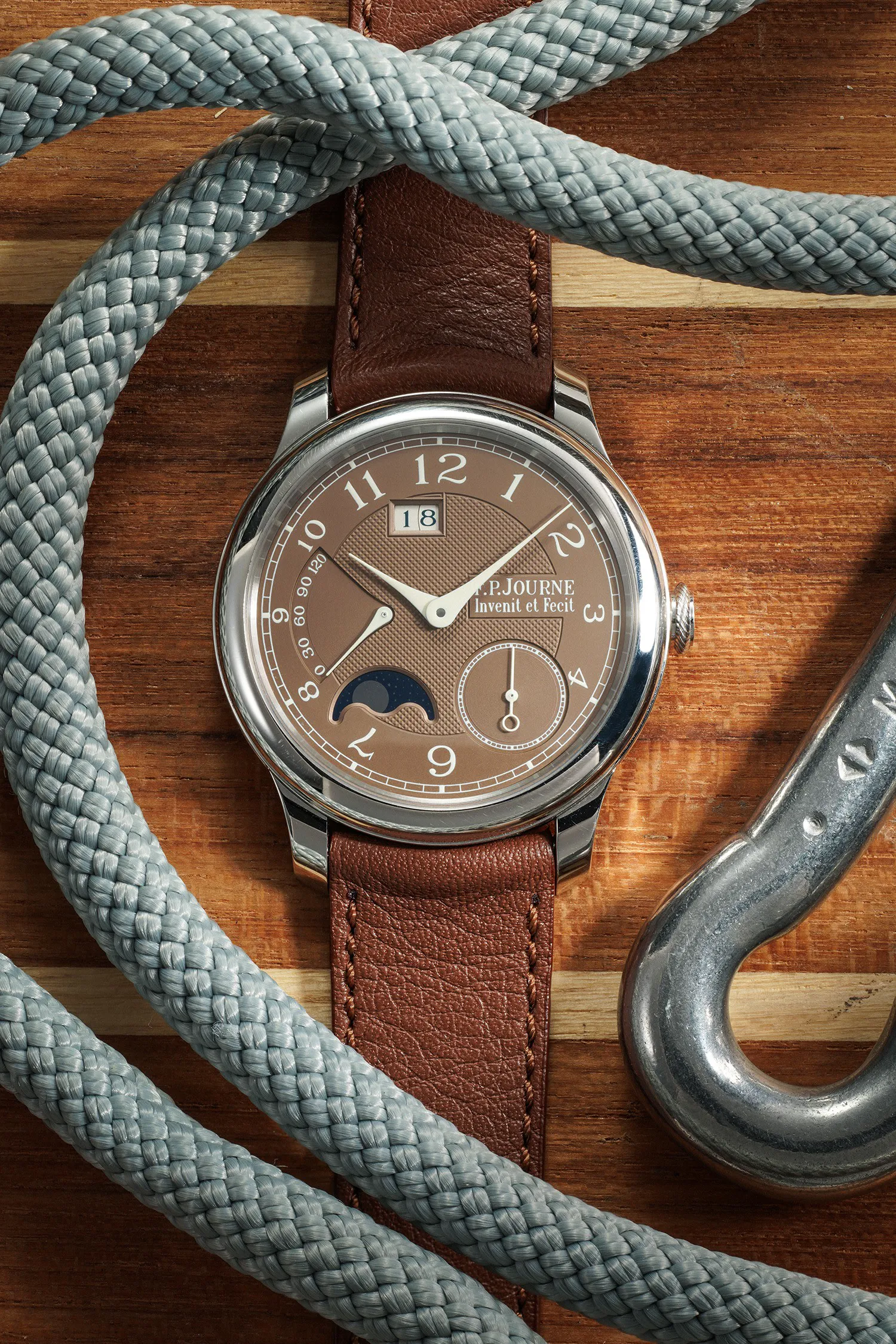 F.P. Journe Octa Lune Havane 40mm Platinum Brown