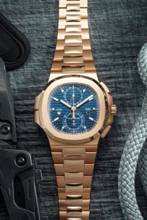 Patek Philippe Nautilus 5990/1R 18K pink gold Blue