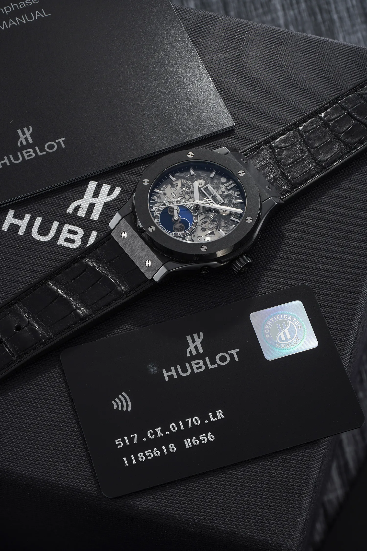 Hublot Classic Fusion Aerofusion 517.CX.0170.LR 42mm Black ceramic Skeleton 2