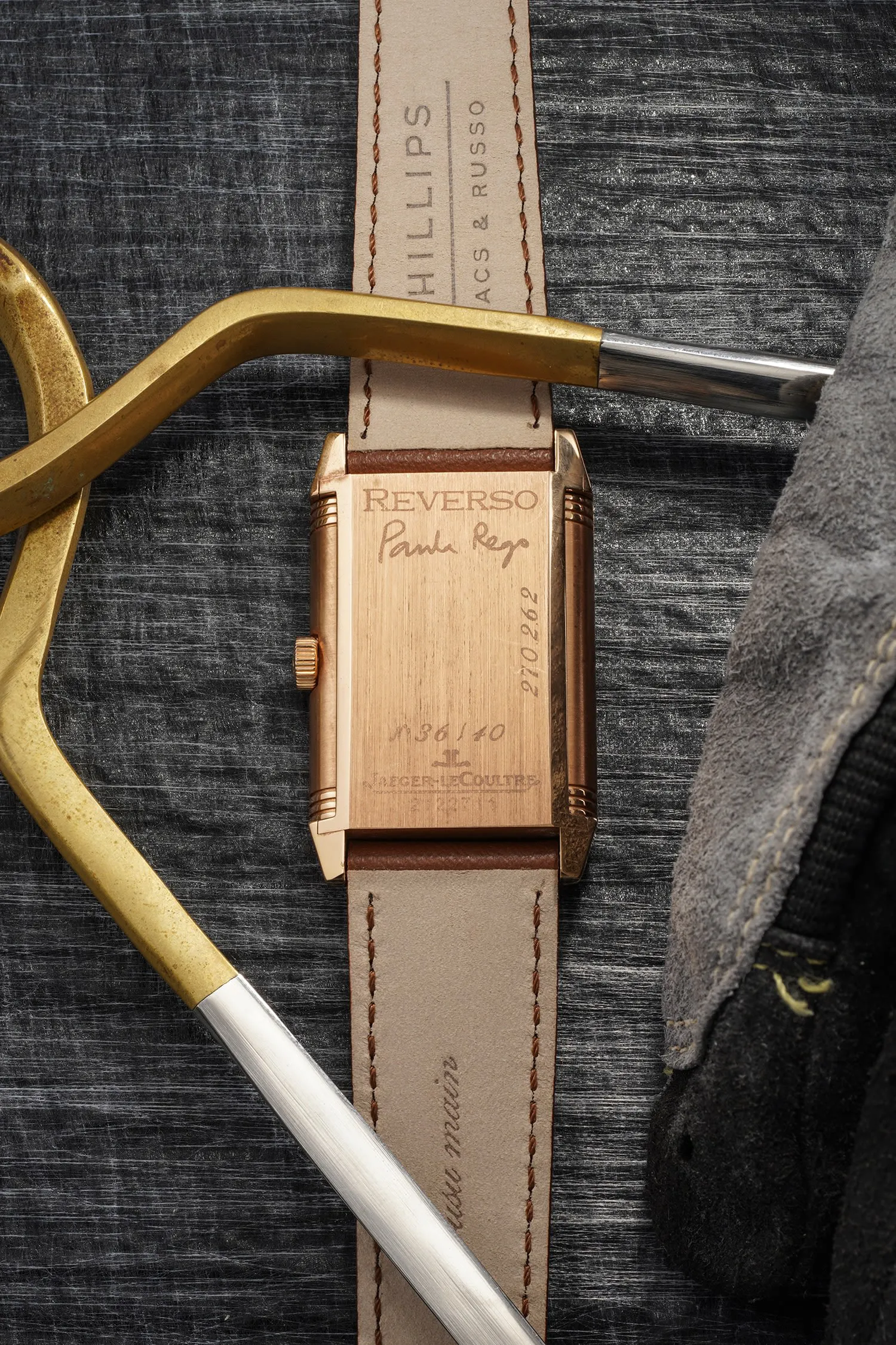 Jaeger-LeCoultre Reverso 42mm 18K pink gold White 1