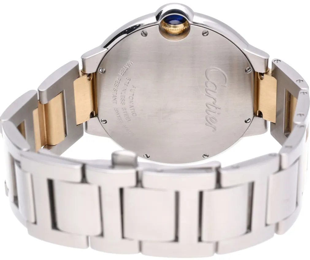 Cartier Ballon Bleu 3001 42mm Yellow gold and Stainless steel Silver 6