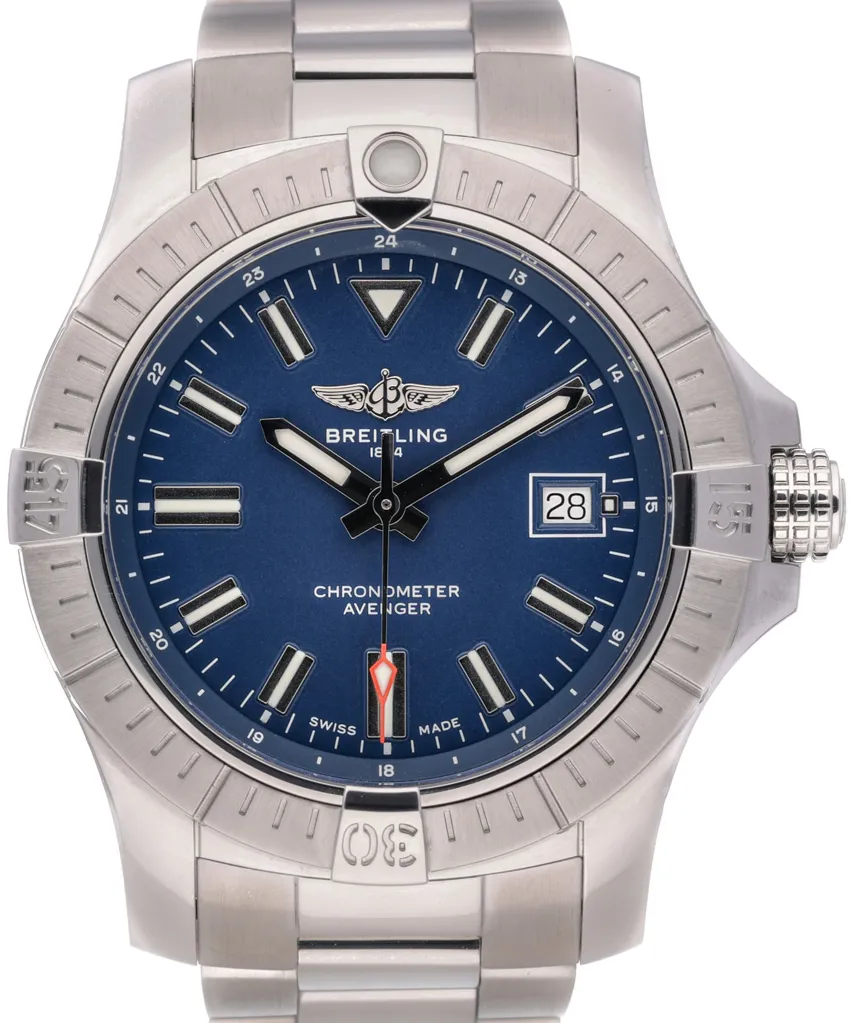 Breitling Avenger A17318 43mm Stainless steel Blue