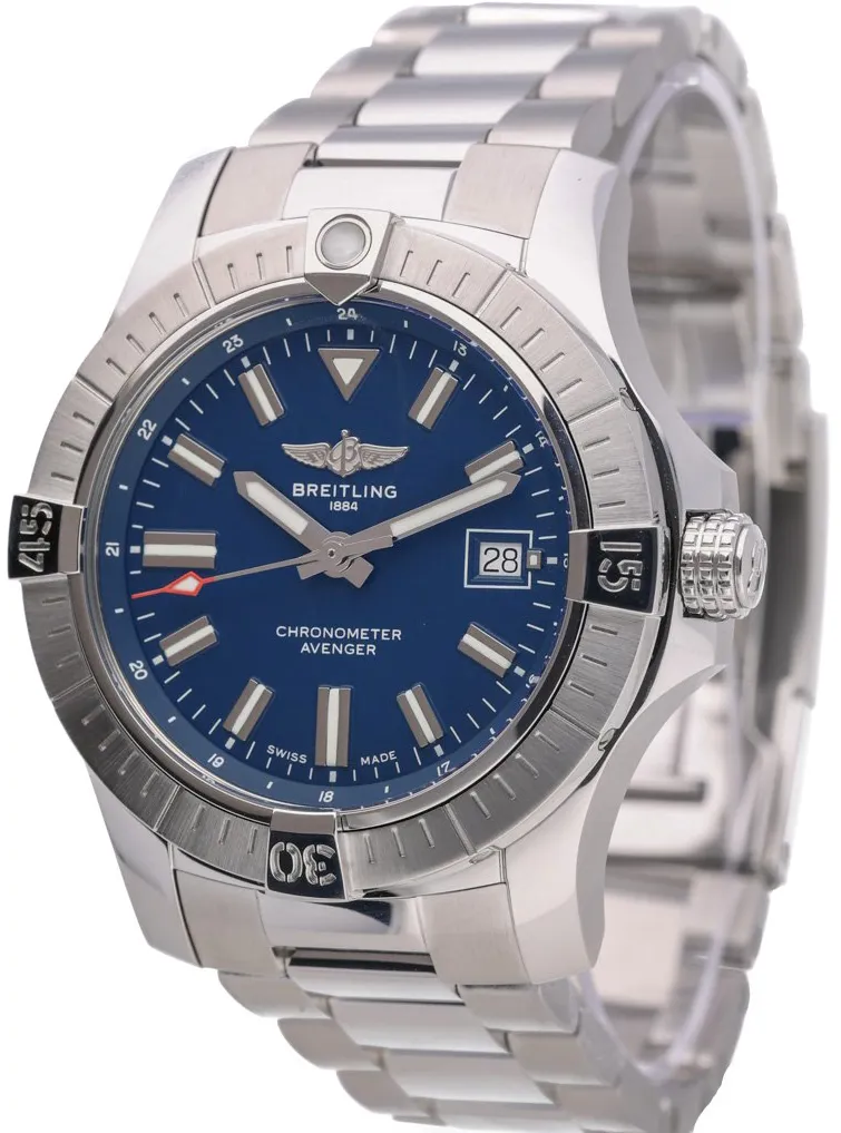 Breitling Avenger A17318 43mm Stainless steel Blue 2