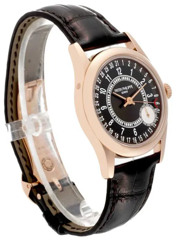 Patek Philippe Calatrava 6000R 37mm Rose gold Brown 3