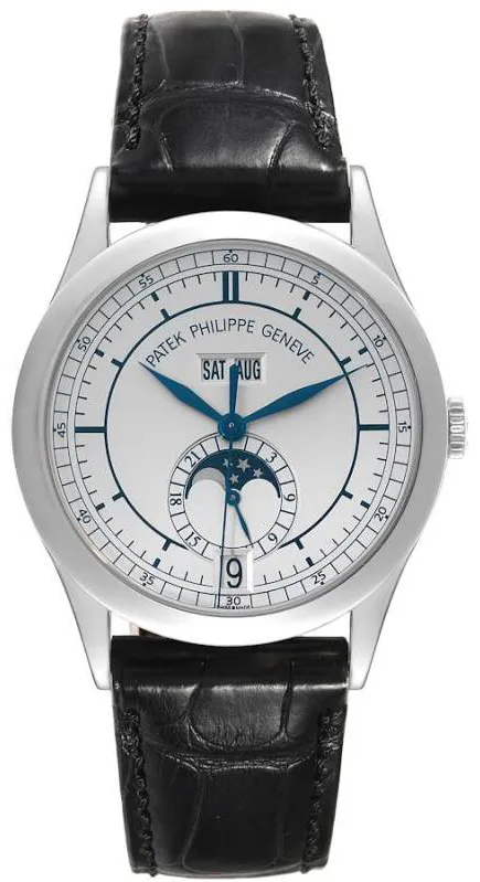 Patek Philippe Annual Calendar 5396G 38.5mm White gold Silver