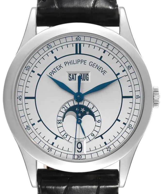 Patek Philippe Annual Calendar 5396G 38.5mm White gold Silver 1