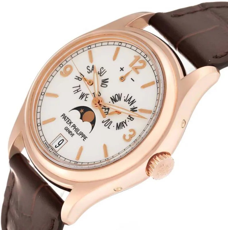 Patek Philippe Annual Calendar 5146R-001 39mm Rose gold Beige 4