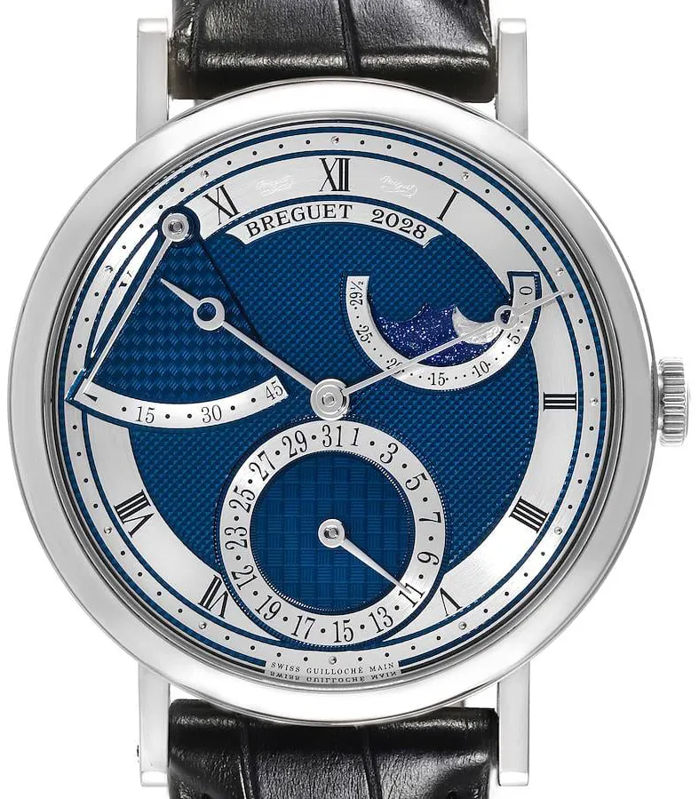 Breguet Classique 7137BB/Y5/9VU 39mm White gold Blue