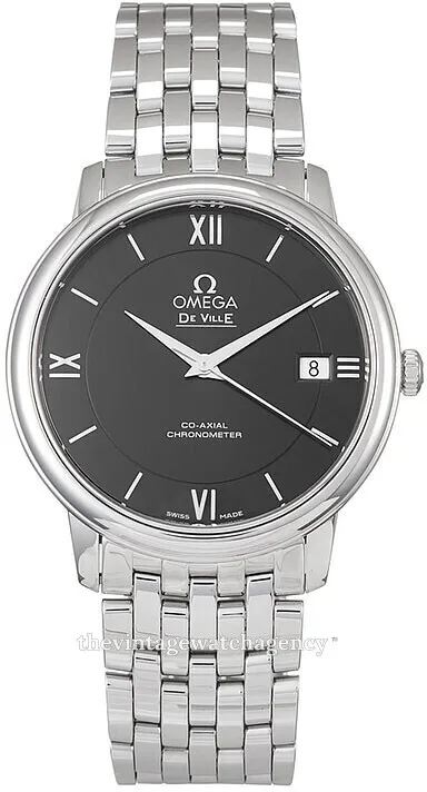 Omega De Ville Prestige 424.10.37.20.01.001 37mm Stainless steel Black