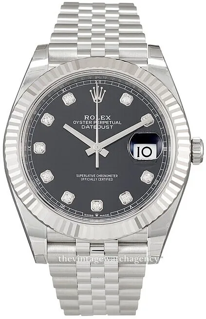 Rolex Datejust 41 126334-0012 41mm White gold and Oystersteel Black