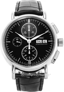 IWC Portofino IW378303 Stainless steel Black