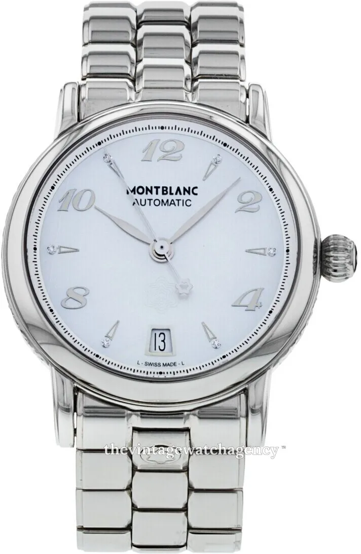 Montblanc Star 107117 36mm Stainless steel Silver