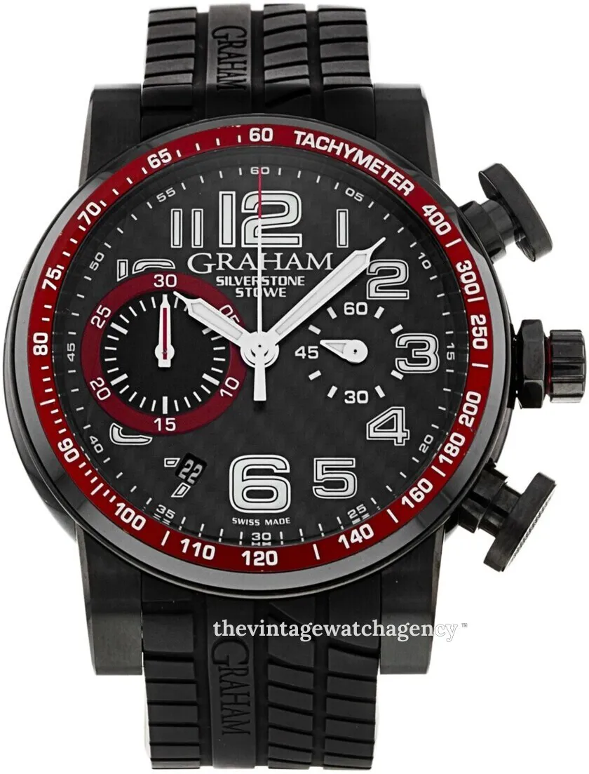 Graham Silverstone 2SAAB.B01A 44mm Stainless steel Black